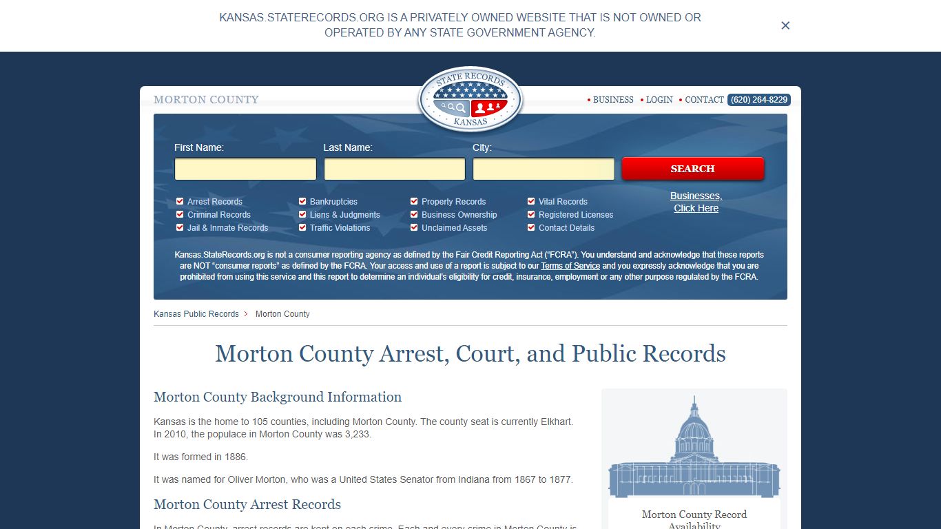 Morton County Arrest, Court, and Public Records